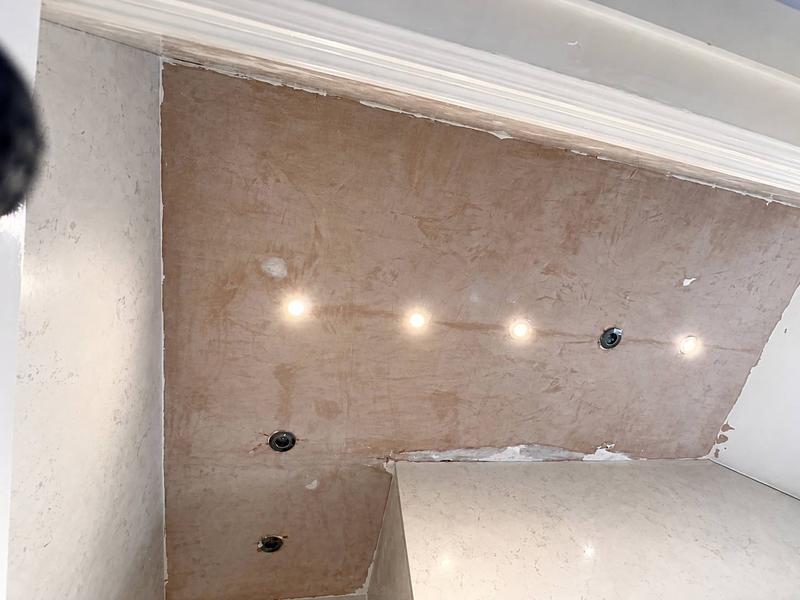 Ceiling mould in a London rental property requiring Awaabs Law compliant remediation